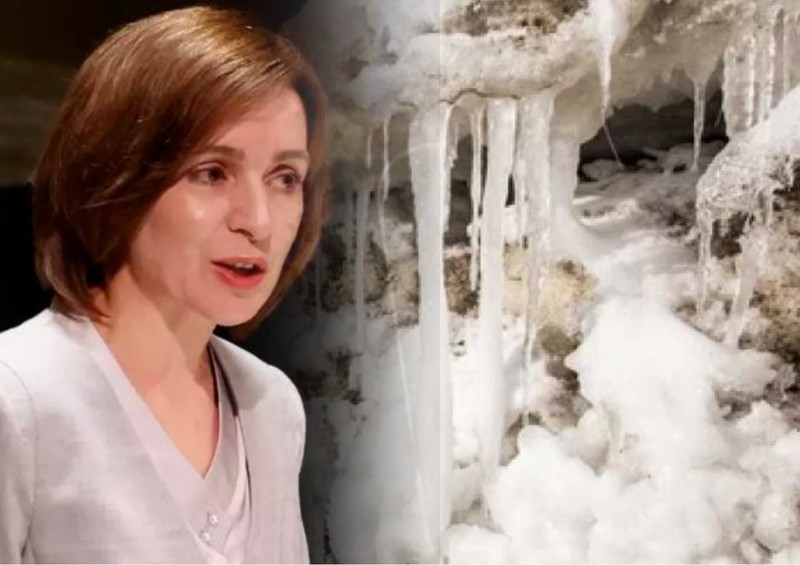Снежная королева Молдовы, идеал которой — ледяная пустыня, населенная ее замороженными поклонниками. Фото: Коллаж КП