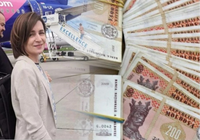 Зато Майя Санду любит кататься по миру за государственный счет (Коллаж КП).