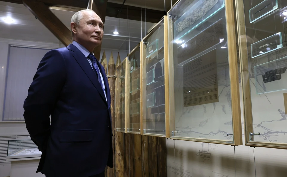Президент России Владимир Путин находится в рабочей поездке в Торжке Фото: kremlin.ru