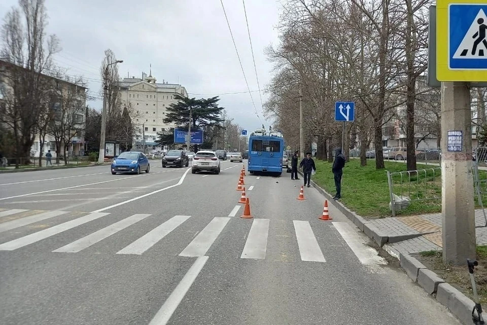 На пешеходном переходе погиб человек. Фото: пресс-служба прокуратуры Севастополя