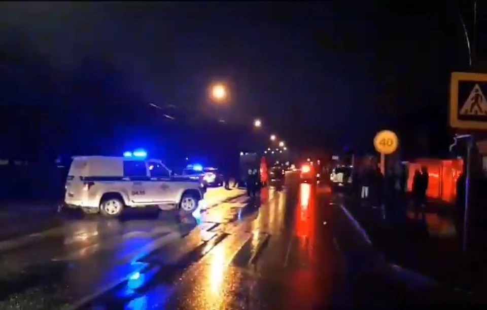 Скриншот видео с места аварии от прокуратуры АК