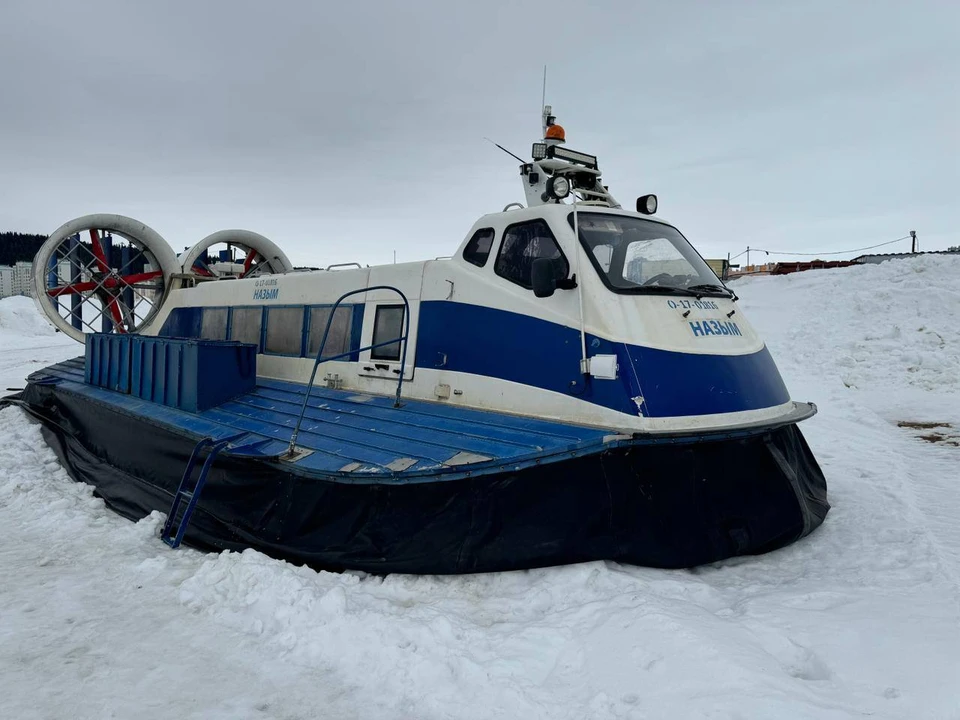 В Югре на пассажирские маршруты вышли суда-подушки. Фото: Департамент дорожного хозяйства и транспорта ХМАО-Югры