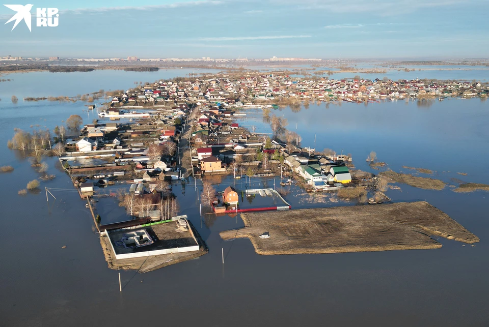 Затопленное село Заокское.