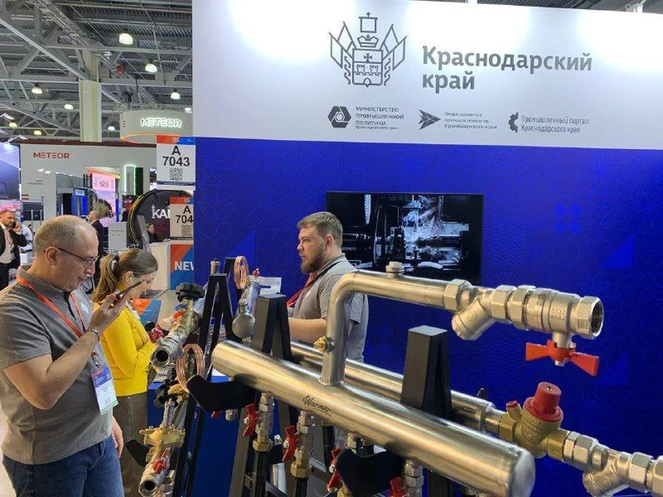 Стенд Кубани организует министерство промышленной политики. Фото: admkrai.krasnodar.ru