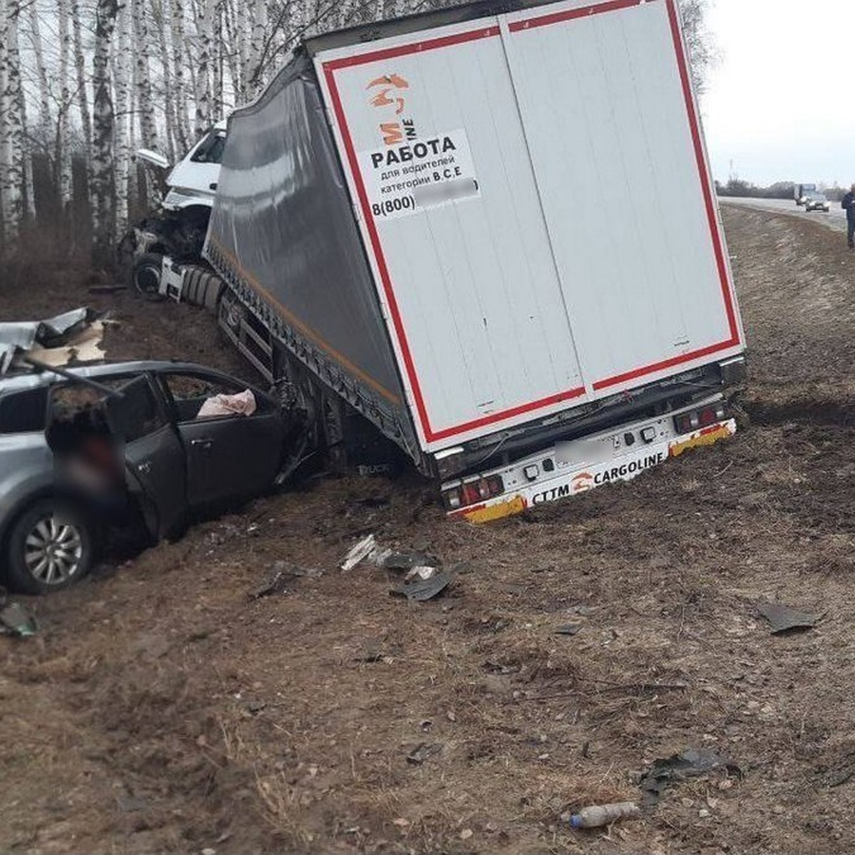 Семь человек погибли в ДТП с Mazda и КамАЗ на М-5 в Рязанской области -  KP.RU