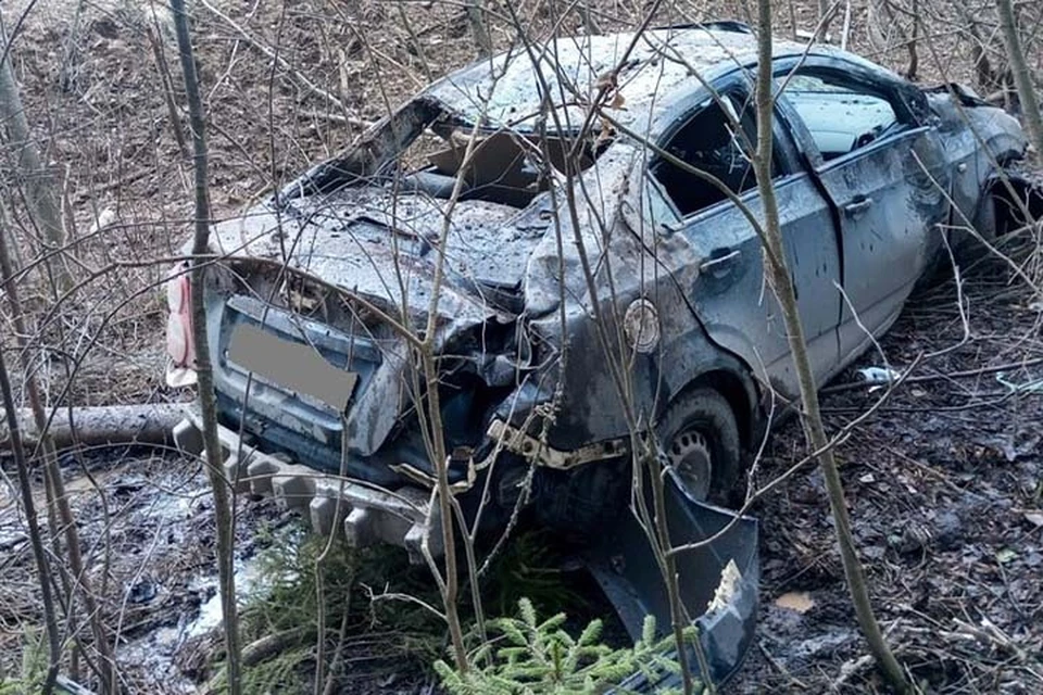 В ДТП под Кашином пострадали два человека Фото: УГИБДД России по Тверской области