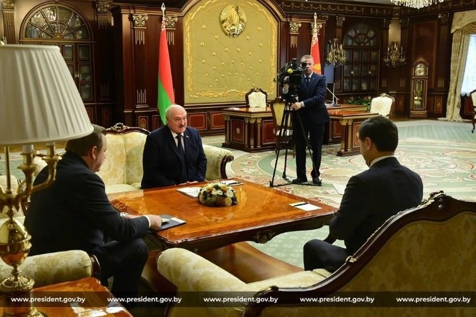 Александр Лукашенко провел встречу с министром иностранных дел Узбекистана Бахтиером Саидовым. Фото: president.gov.by