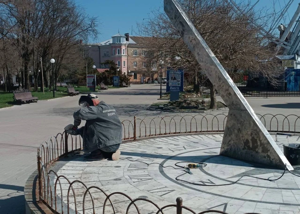 В Запорожской области туристические зоны во всю готовят к грядущим майским праздникам. ФОТО: администрация Бердянска