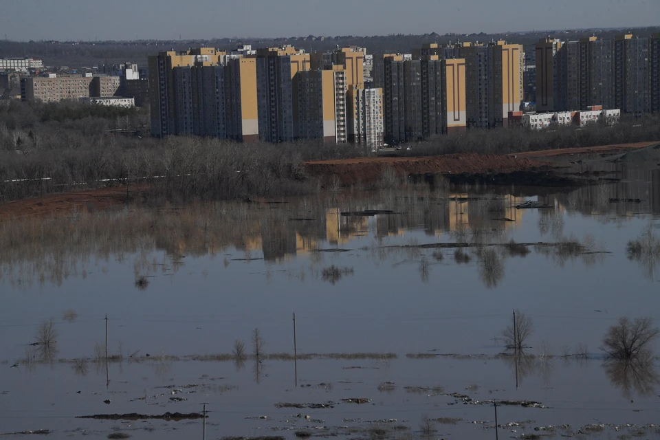 За последние сутки вода в Оренбурге поднялась на 42 см