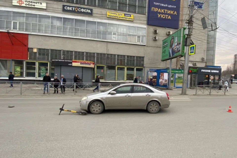 Подростка увезли в больницу. Фото: ГИБДД по Новосибирску