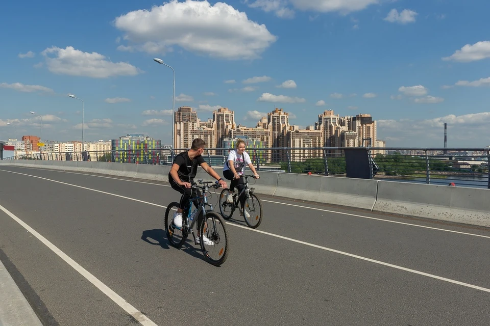 В Петербурге функционируют 44 веломаршрута.