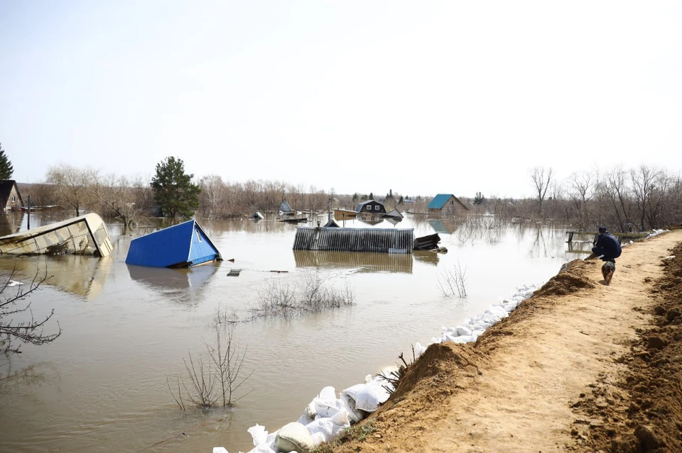 Уровень воды в Тоболе превысил 10 метров . Фото: правительство Курганской области