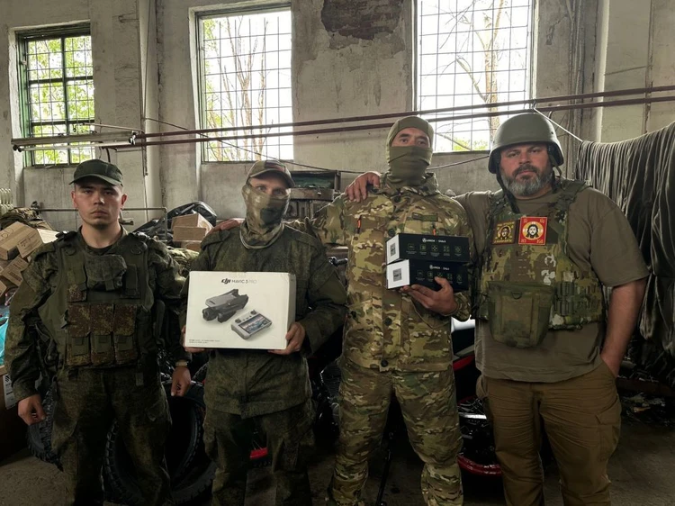 Орловцы доставили гуманитарный груз военным штурмового подразделения на СВО