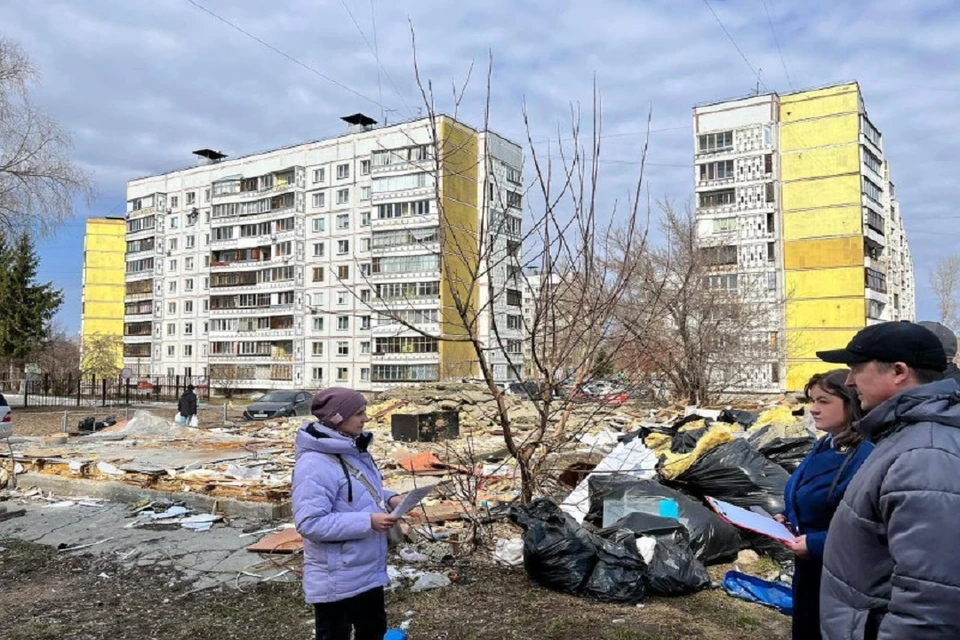 Свалку строительных отходов ликвидировали на «Снегирях» в Новосибирске. Фото: прокуратура НСО.