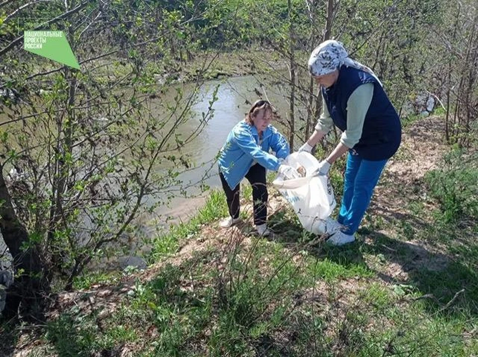 Жители Новомалыклинского района убрали мусор на берегах трех рек. Фото минприроды Ульяновской области