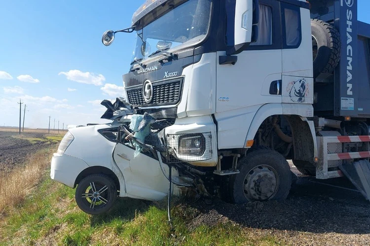 Легковушку вмяло под грузовик: на трассе в Приамурье погибли два человека