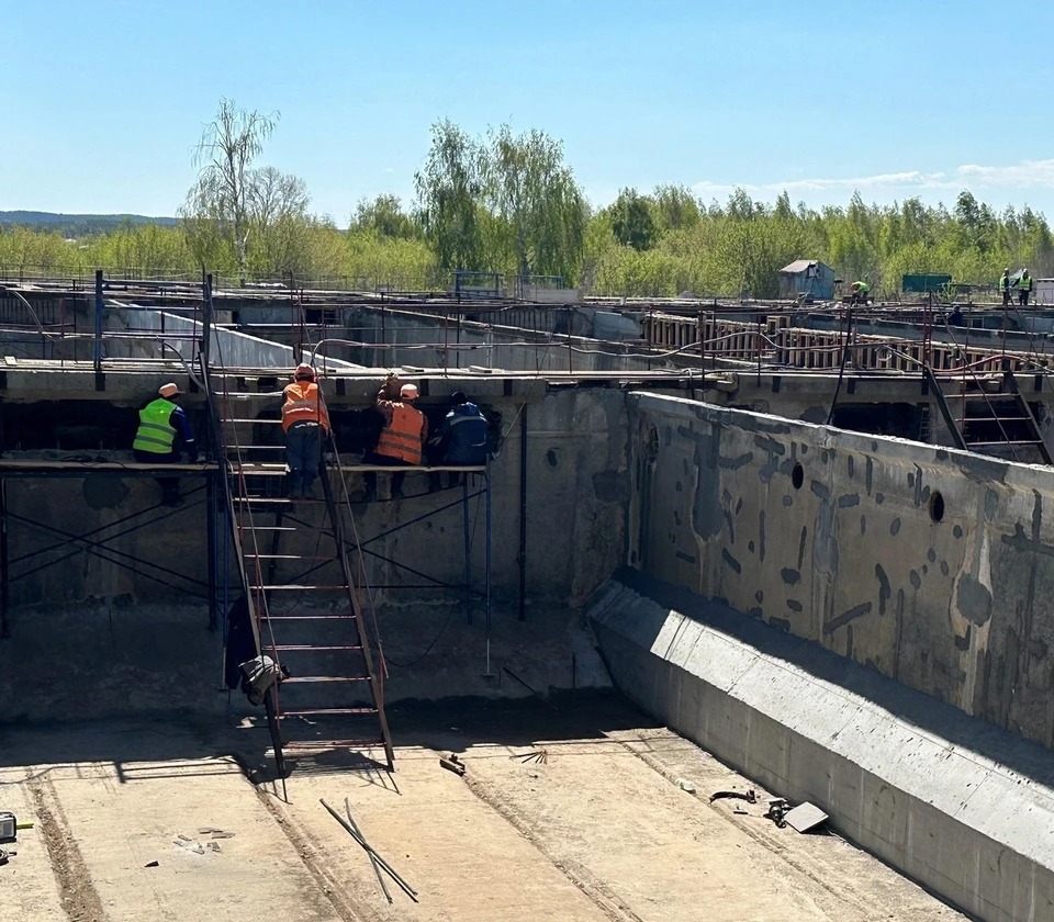 Реконструкция очистных сооружений в Левобережье Ульяновска завершена на 40%  - KP.RU