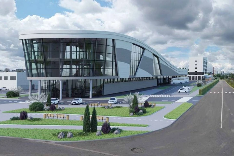 Петербуржцам показали, как будет выглядеть новый автовокзал у станции метро «Купчино». Фото: Госстройнадзор Петербурга