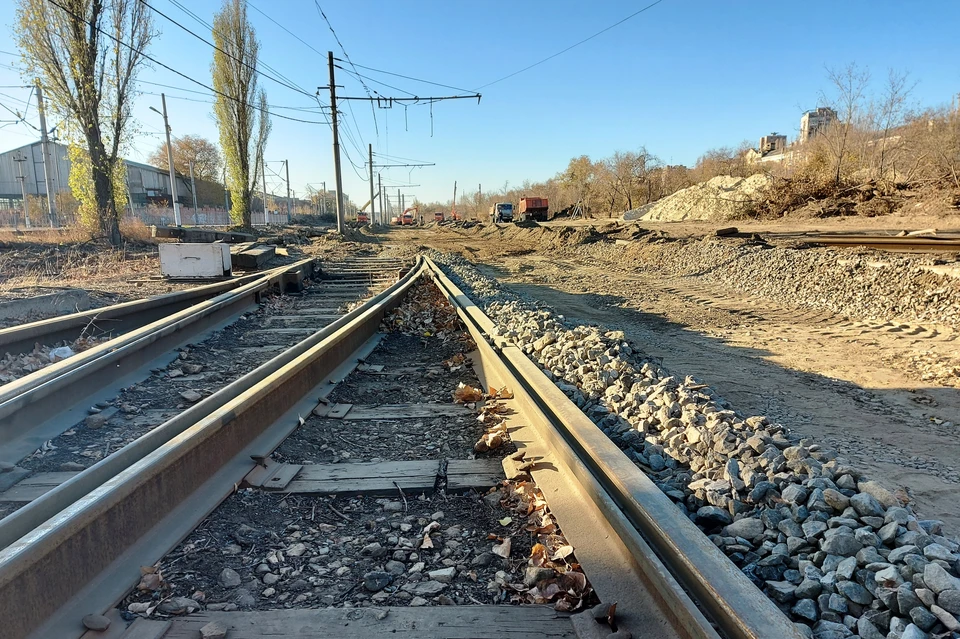 В Волгограде продолжают реконструкцию линии СТ.