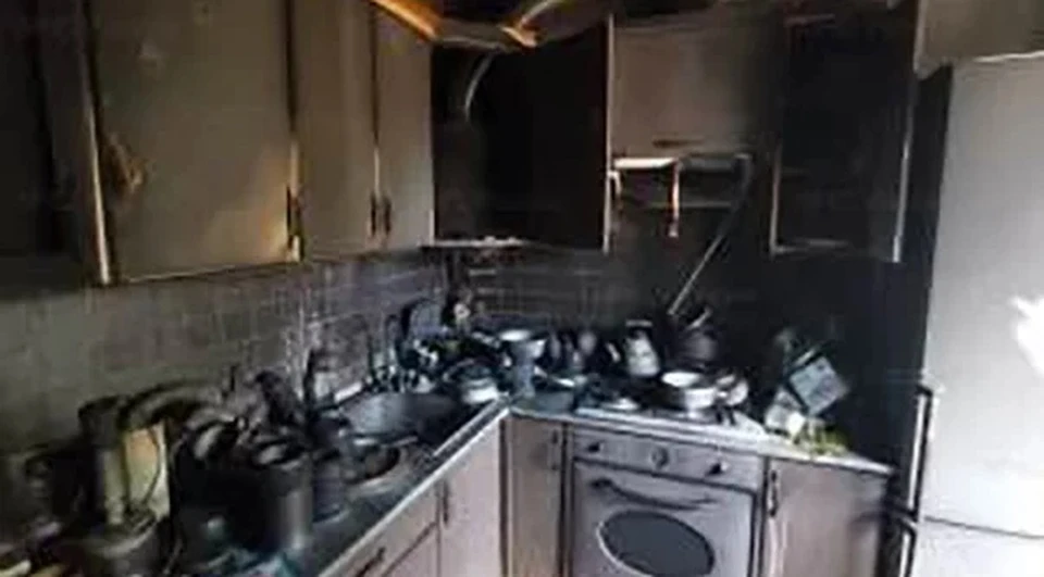 Из-за пожара в Калуге эвакуировали жителей дома на улице Московской
