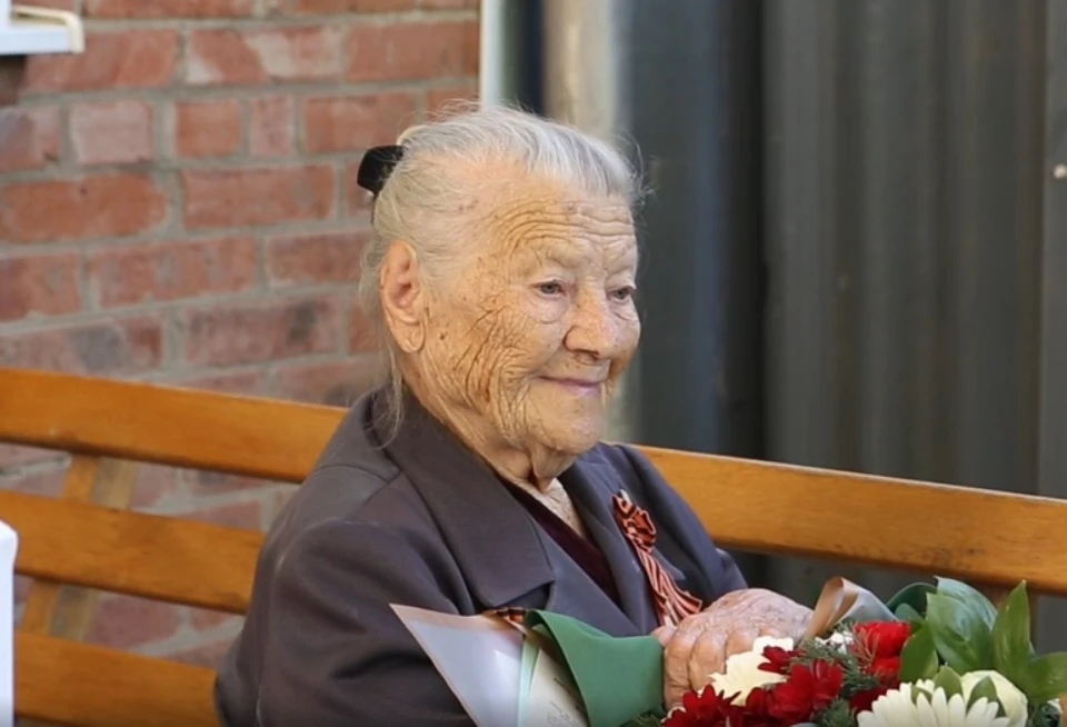 Ветеран Великой Отечественной войны Надежда Шевдова ушла на фронт в 20 лет. Фото: скриншот видео