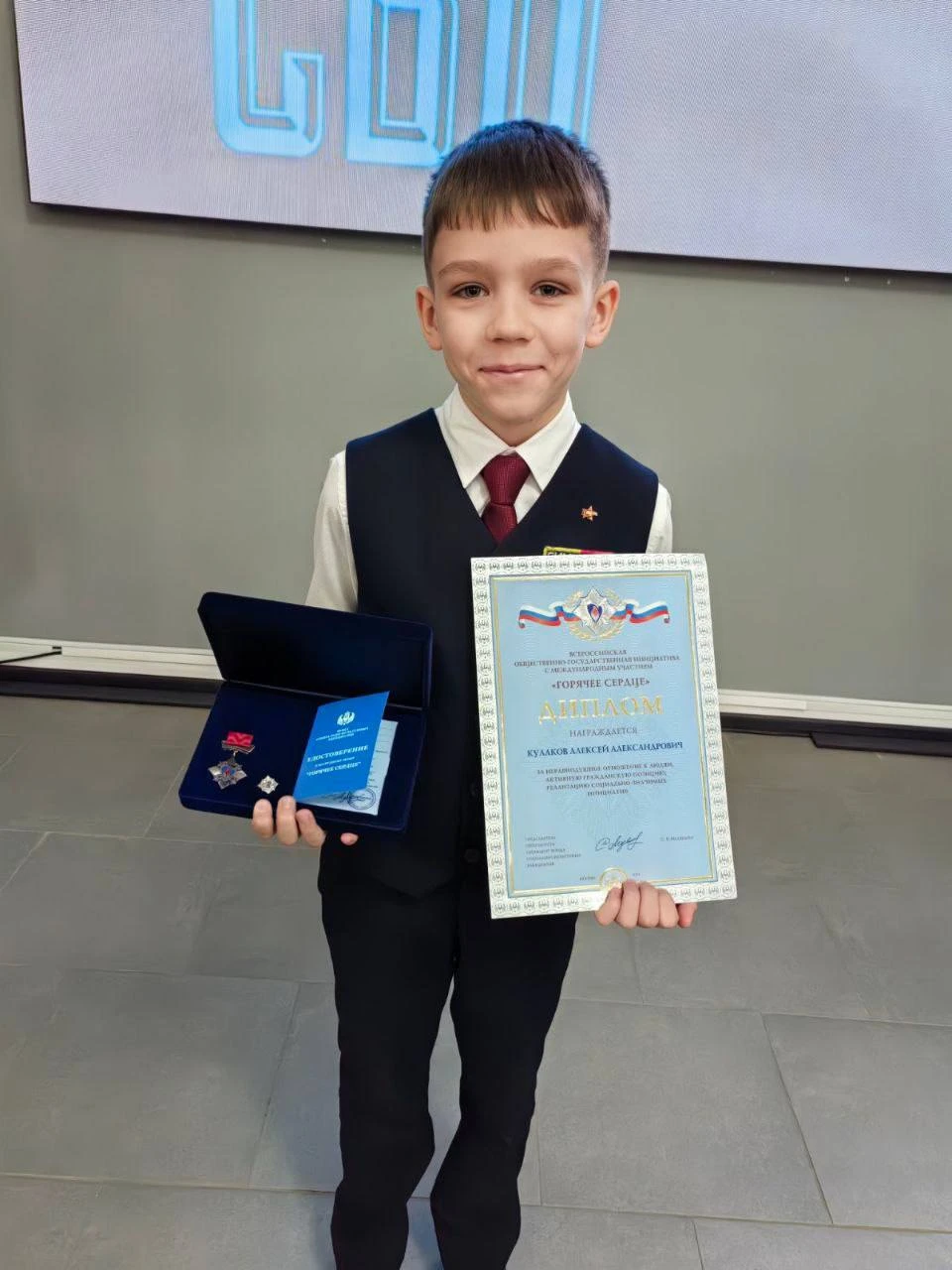 Ученик Гимназии №8 Алексей Кулаков (фото: миобраз)