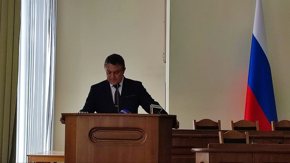 Глава ЛНР Леонид Пасечник отчитался перед депутатами о проделанной за 2023 год работе