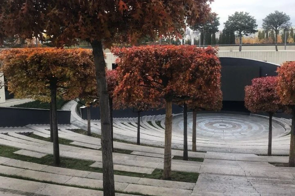 В амфитеатре парка покажут трансляцию футбольного матча
