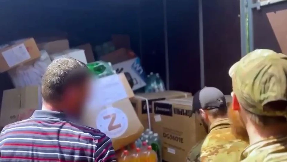 В зону проведения спецоперации волонтеры привезли 20 тонн груза. Фото: стоп-кадр видео соцсети губернатора Ставрополья