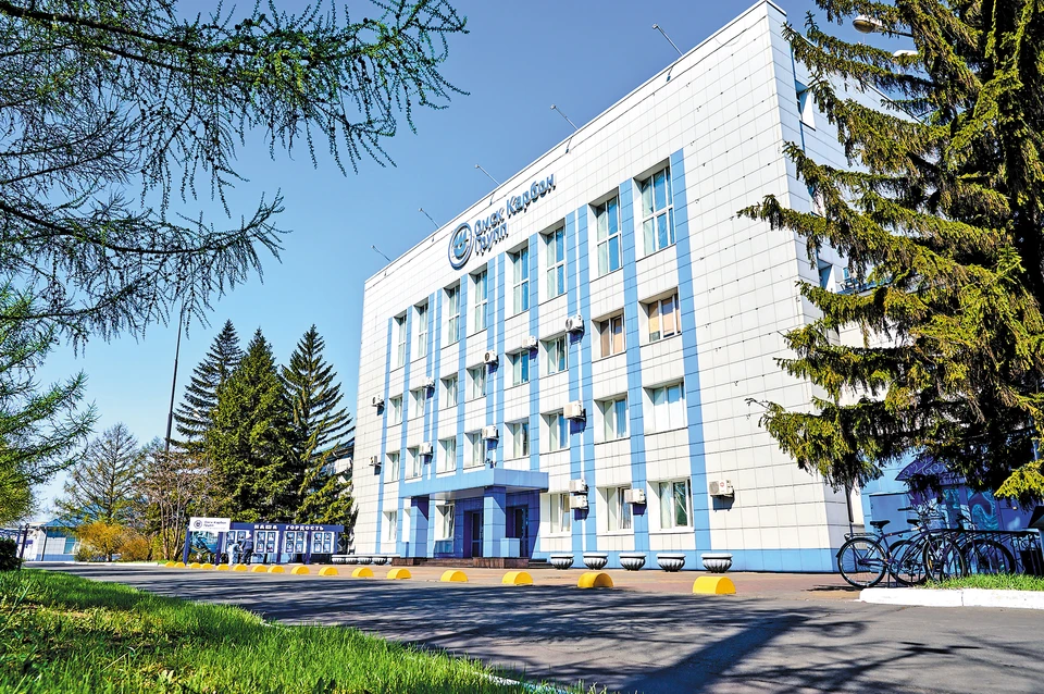 Здание заводоуправления предприятия ООО «Омсктехуглерод». Фотоматериалы предоставлены пресс-службой ООО «Омсктехуглерод»