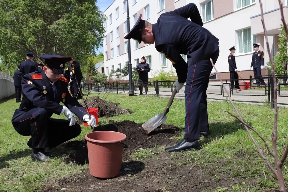 В Самарском кадетском корпусе МВД в 2024 году зародилась новая традиция / Фото: Единая Россия