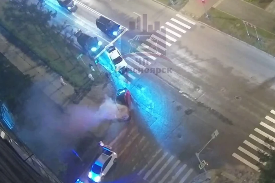 Фото: стоп-кадр видео "ЧП Красноярск"