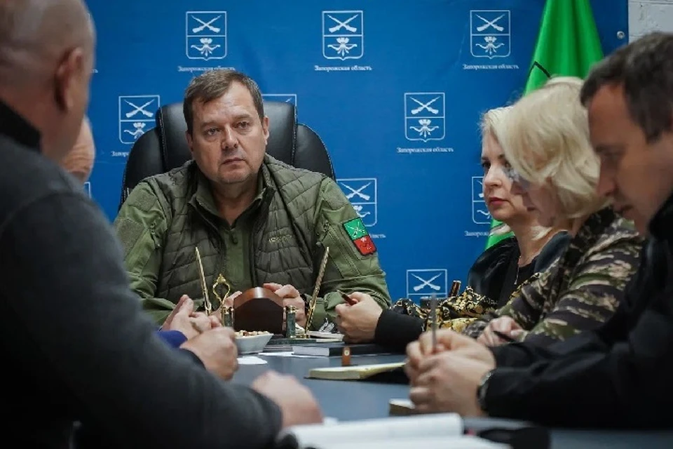 По данному вопросу губернатор Запорожской области провел расширенное заседание администрации губернатора и правительства региона. ФОТО: тг-канал Евгения Балицкого