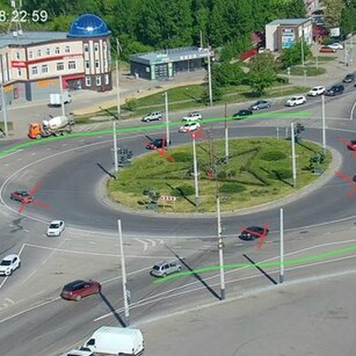 В Тамбове появилась новая разметка на кольце Мичуринская/Магистральная -  KP.RU