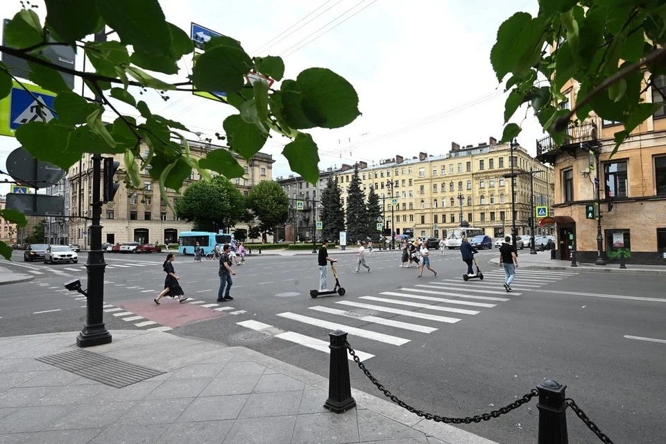 Желтый уровень опасности будет действовать в Петербурге с середины дня 25 мая до середины дня 26 мая.