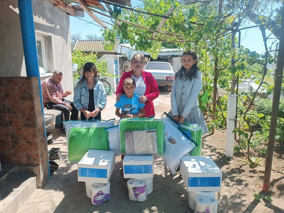 Жители Скадовского округа благодарны за помощь ФОТО: ТГ-канал Александра Дудки
