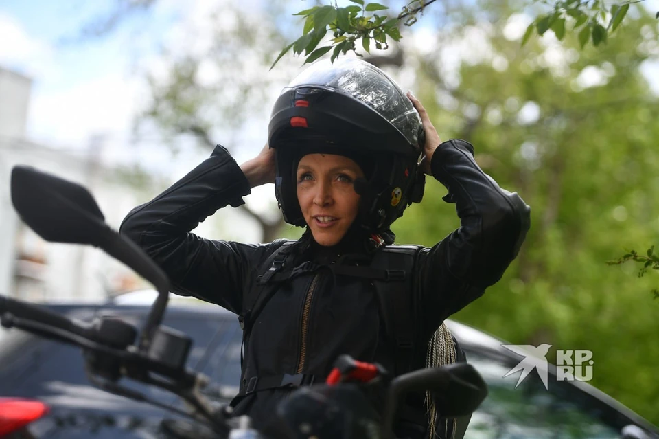 Мария Гливинская два года увлекается ездой на мотоциклах