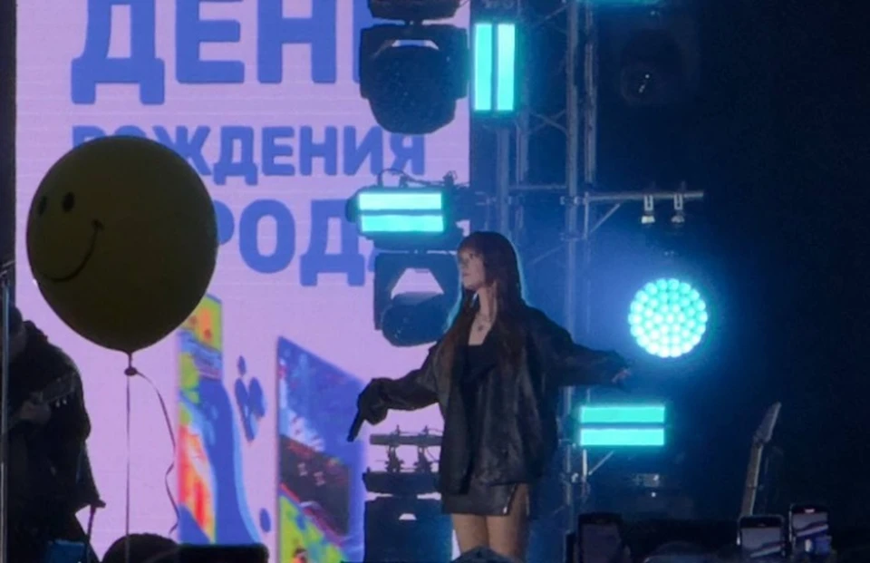 Юлия Савичева выступила на Дне города Иркутска 1 июня 2024
