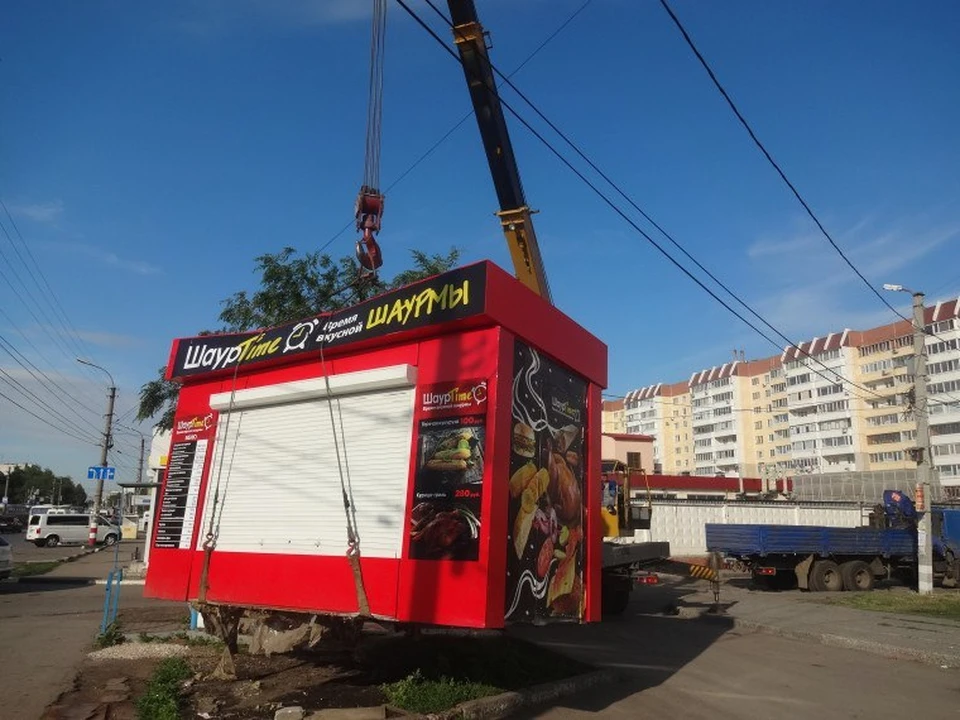 В Ульяновске продолжают демонтировать самовольно установленные объекты. Фото администрация Ульяновска