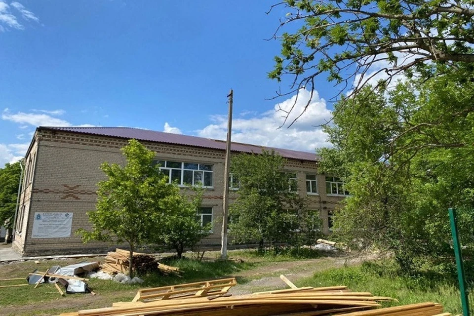 Ямал восстанавливает детский сад в селе Октябрьское Волновахского района ДНР. Минстрой ДНР