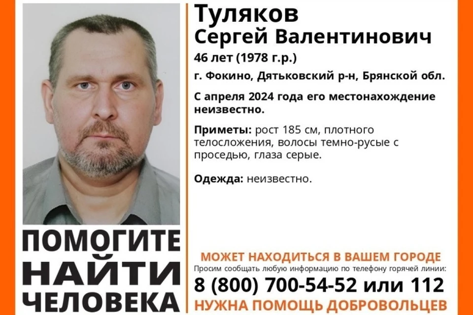 Фото: поисковый отряд "Лиза Алерт", ВКонтакте.