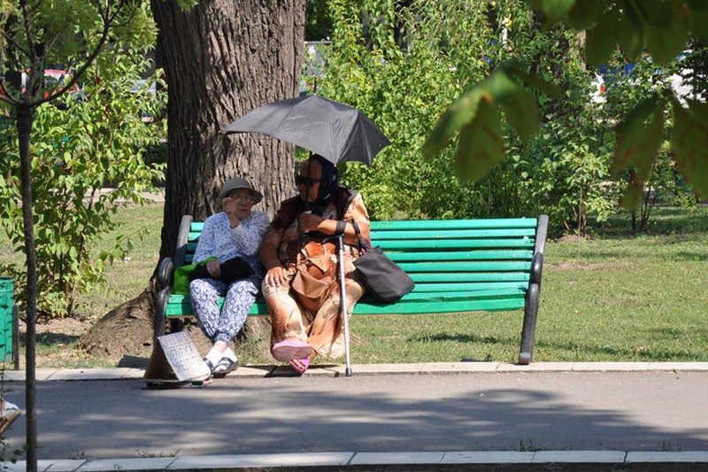 В понедельник будет жарко.