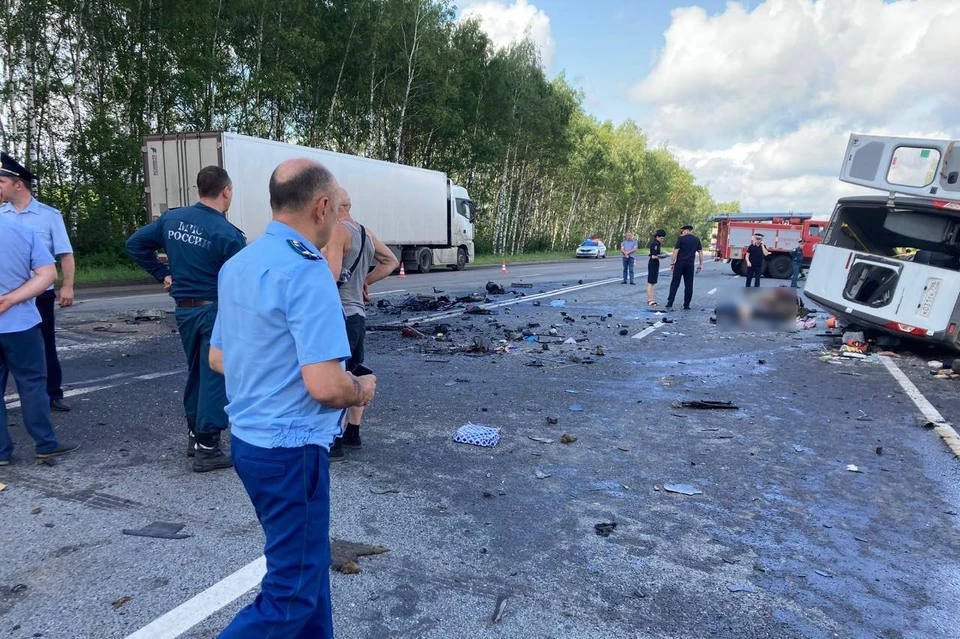 Установлены личности шестерых из восьми погибших в ДТП в Рязанской области