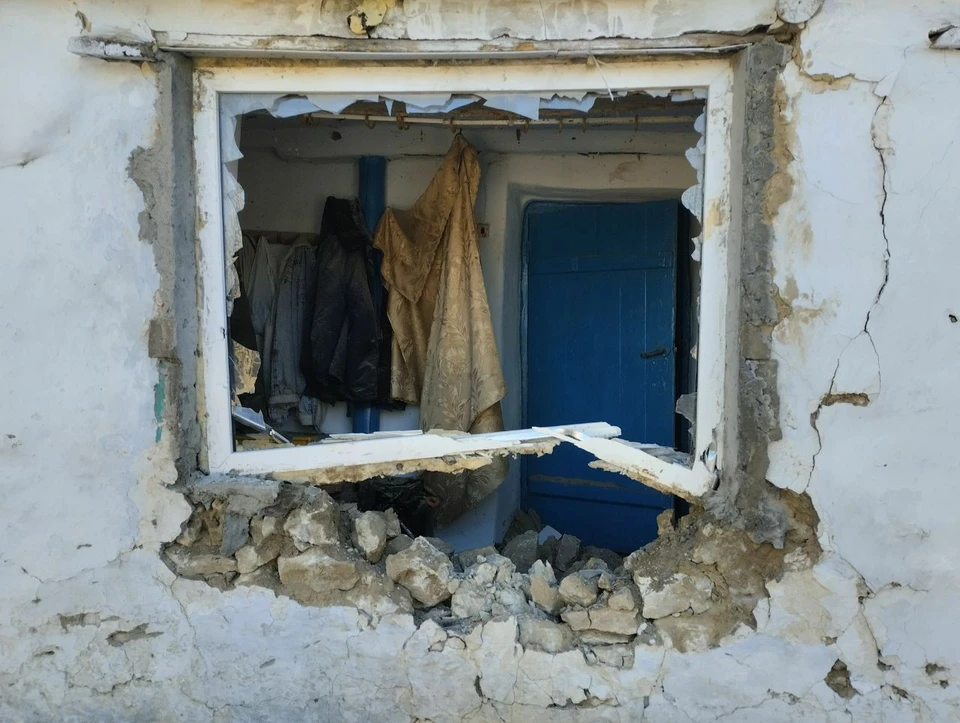 Боевики обстреливают мирное население. ФОТО: Администрация Горностаевского округа