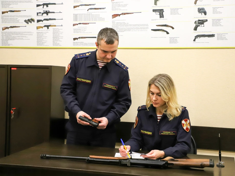 Более 600 единиц оружия изъяли в Рязанской области за полгода.