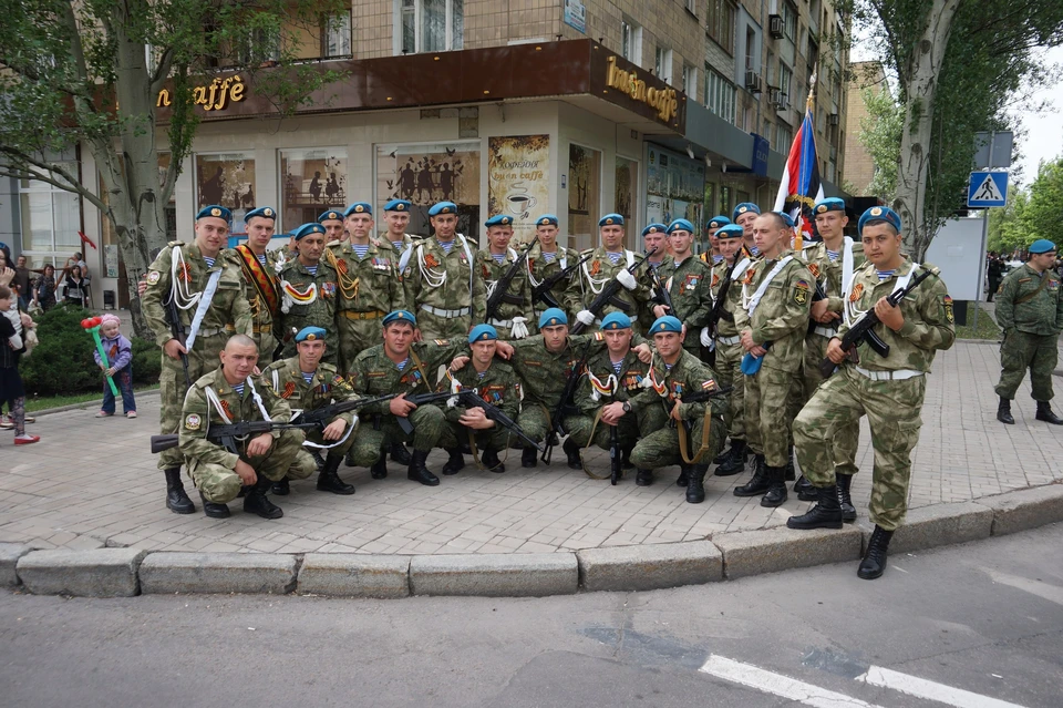 «Пятнашка» в мае 2018 года после Парада Победы в Донецке. Фото: Архив «Пятнашки»