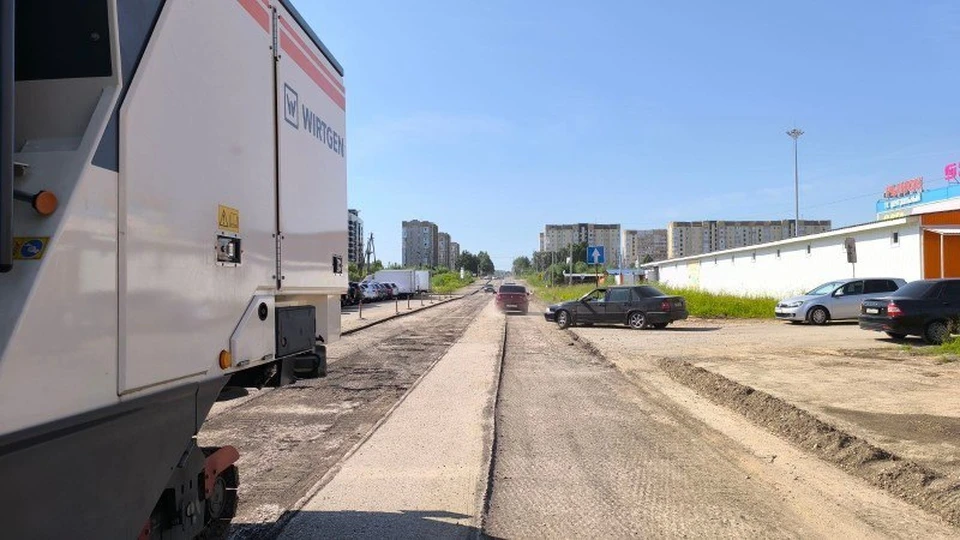 Дорогу к автовокзалу в Сыктывкаре будут асфальтировать по ночам. Фото: МКП «Дорожное хозяйство».