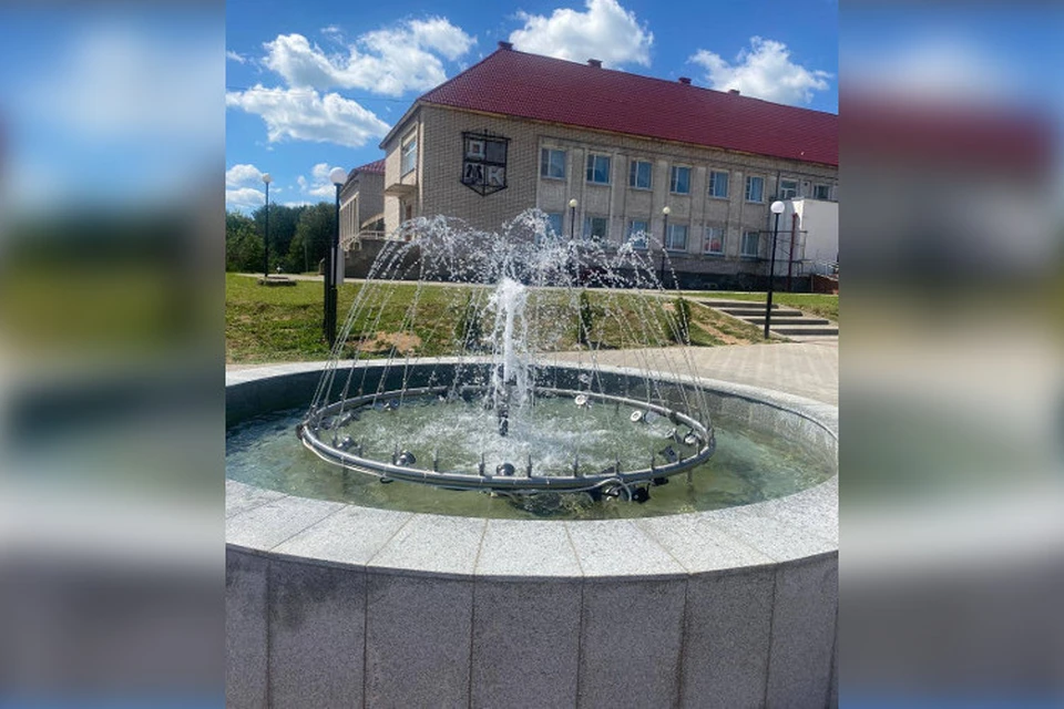 Новый фонтан в Кесовой Горе. Фото: прокуратура Тверской области