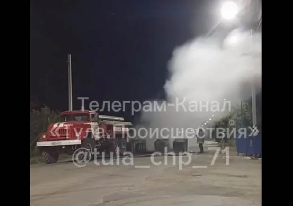 В селе Алешня под Тулой подростки устроили ночные беспорядки. Фото: ТГ-канал «Тула. Происшествия».