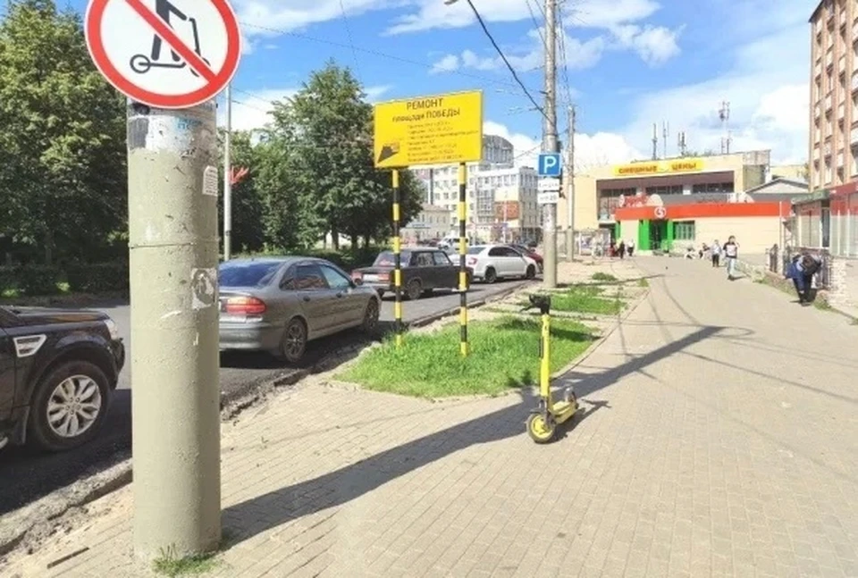 В Калуге оштрафовали четырех электросамокатчиков